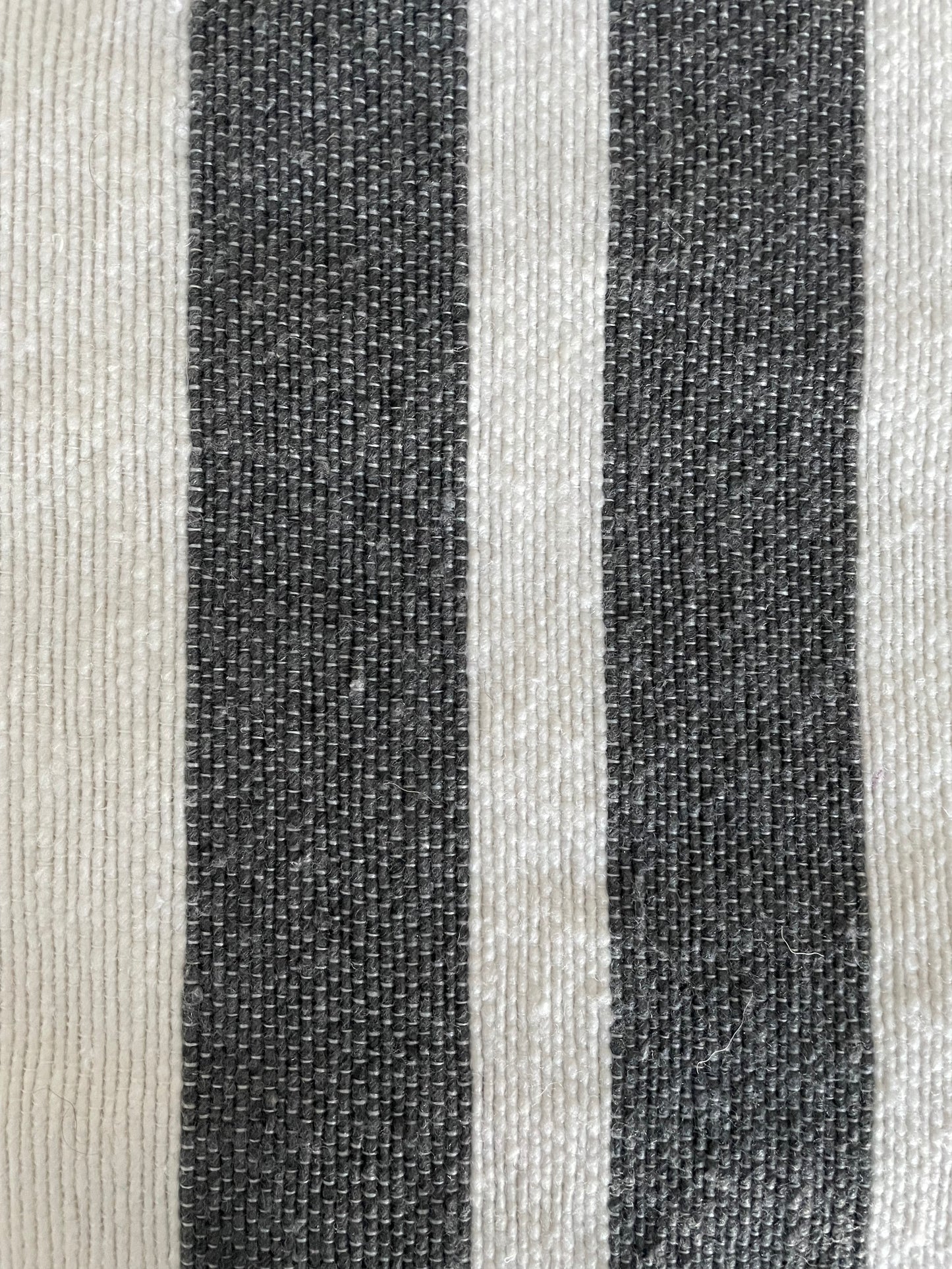 moroccan striped pom pom blanket - grey