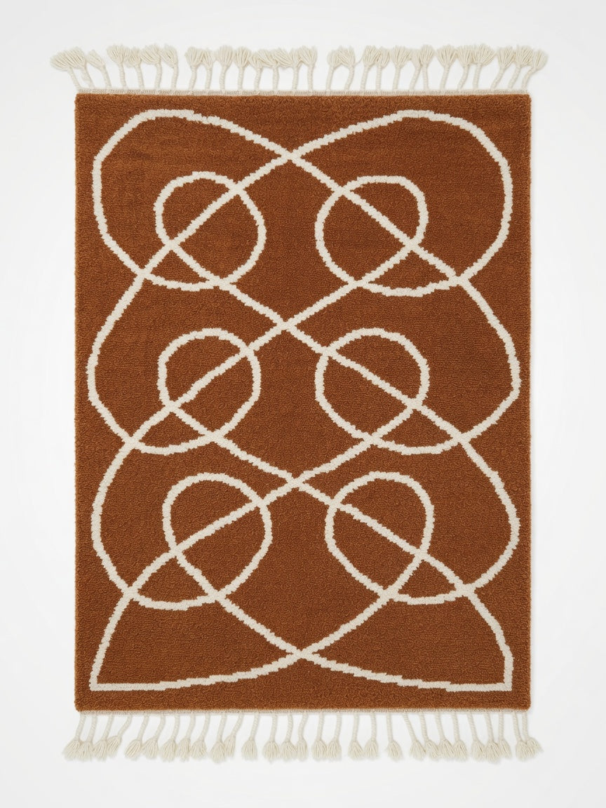 lady gregory hand-loomed wool rug – ginger