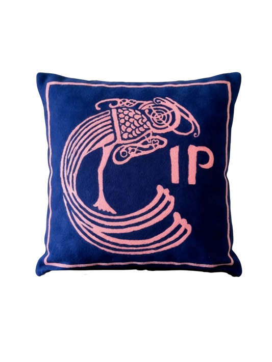 Celtic Plume (Dark Blue/Pink)