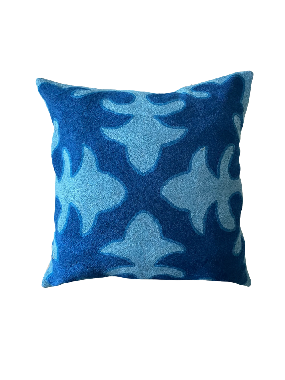Blue Ala-Too Hand Embroidered Cushion Cover
