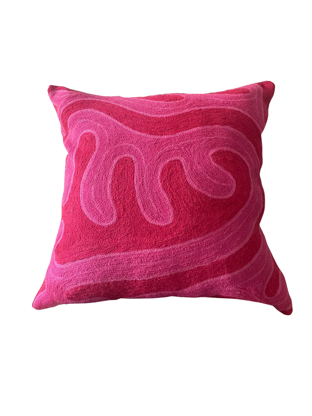 Manas Bloom Hand Embroidered Cushion Cover