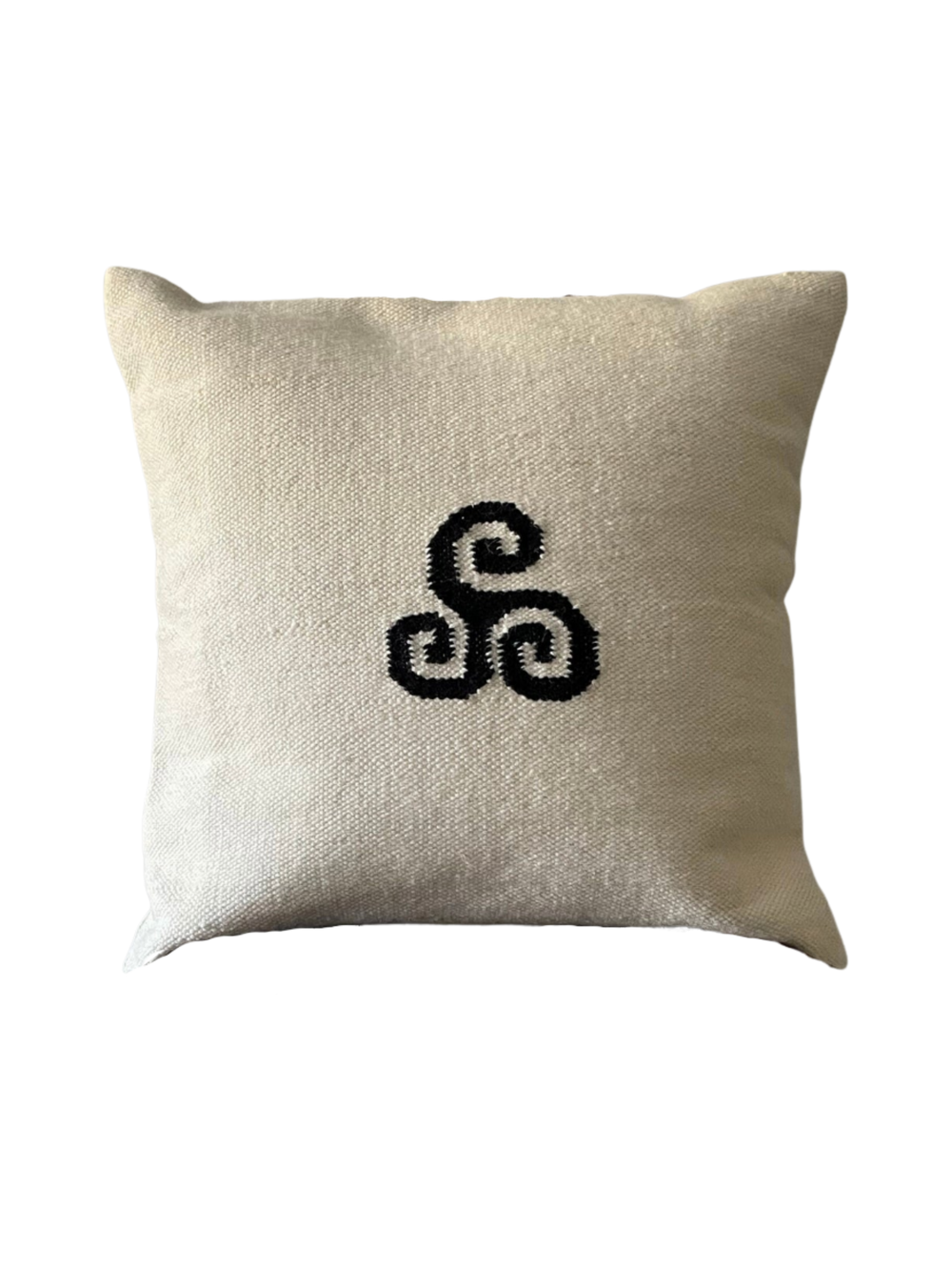 Triskele Hand-Loomed Cushion Cover