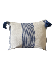Agadir Hand-Loomed Moroccan Pom Pom Cushion Cover