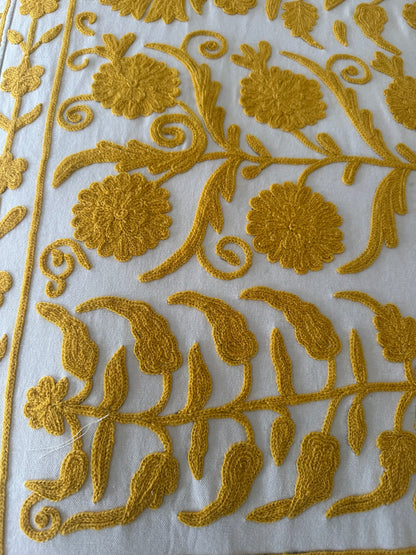 Suzani Bedcover( yellow)