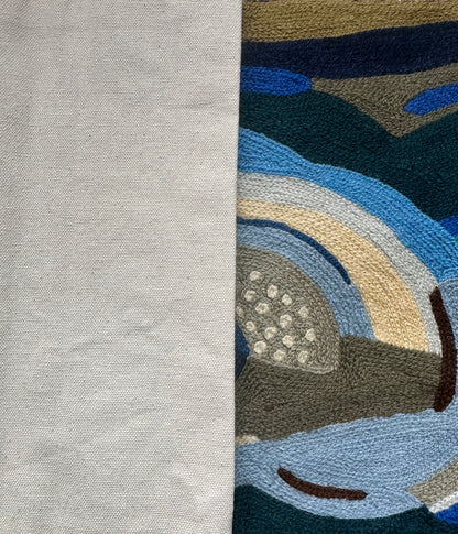 Sea Rhythm – Handwoven Tapestry after Mainie Jellett