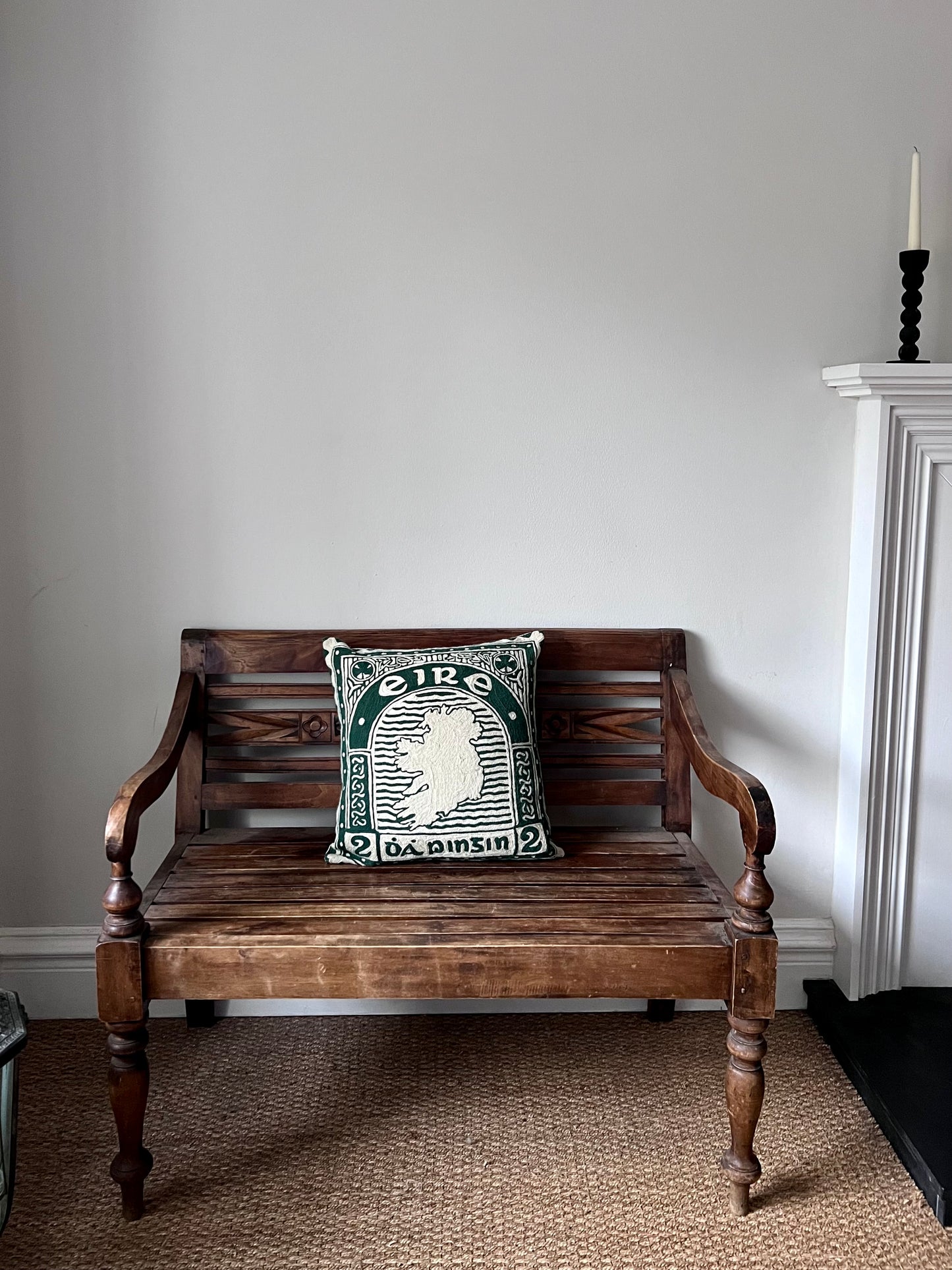 vintage style irish free state cushion cover