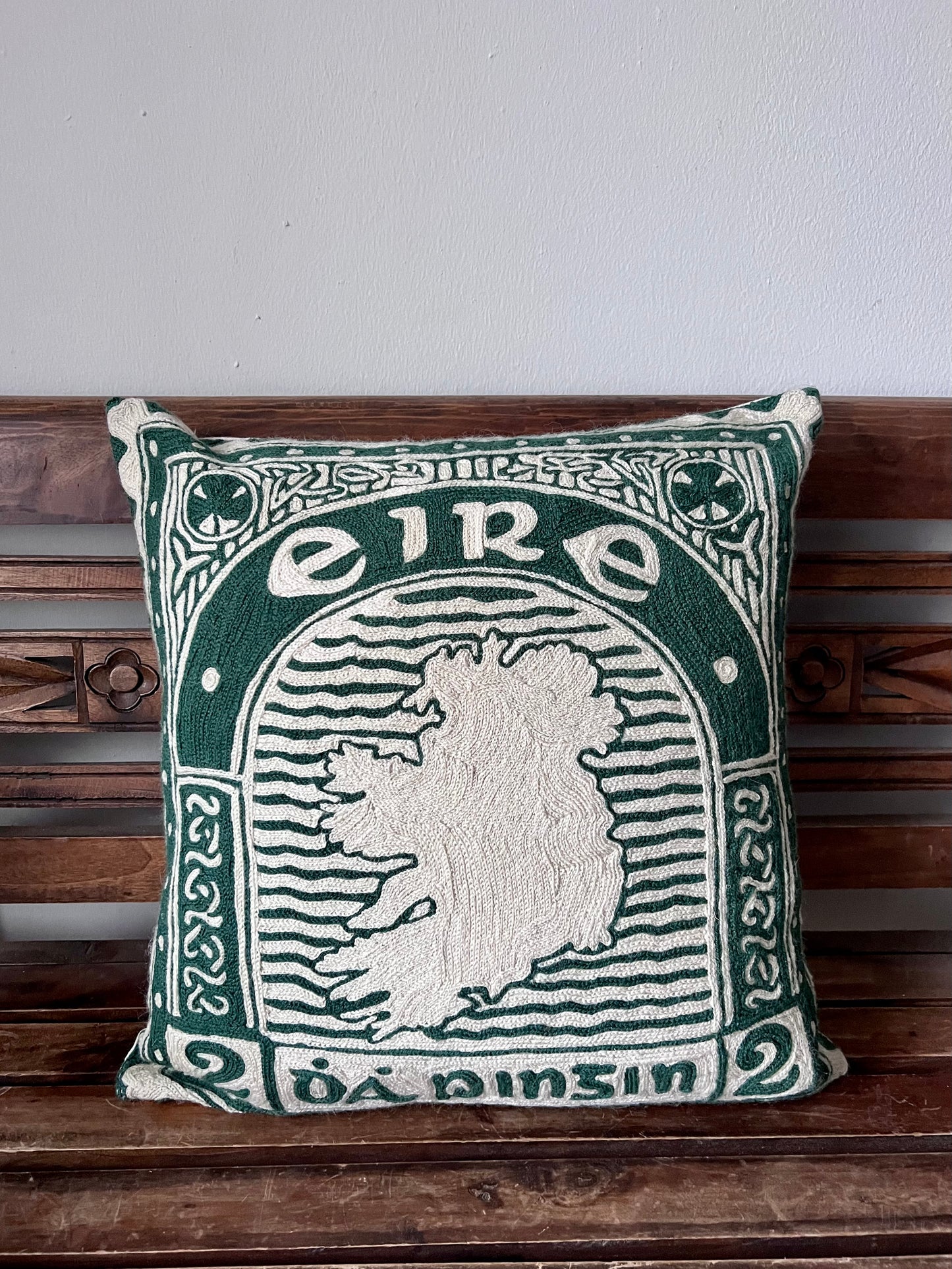 vintage style irish free state cushion cover