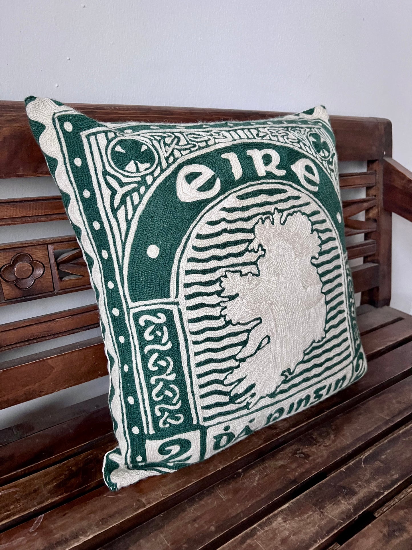 vintage style irish free state cushion cover