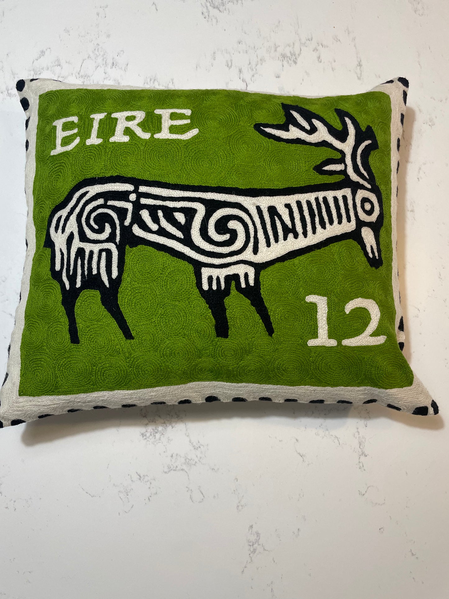 celtic stag cushion cover