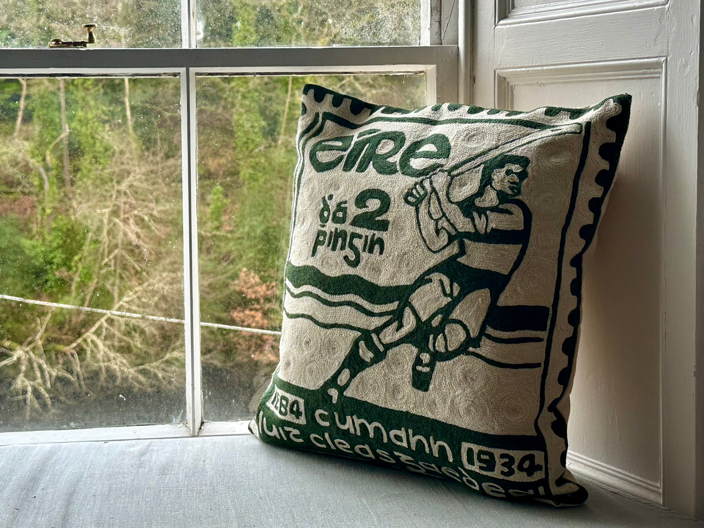 gaa commemorative stamp cushion