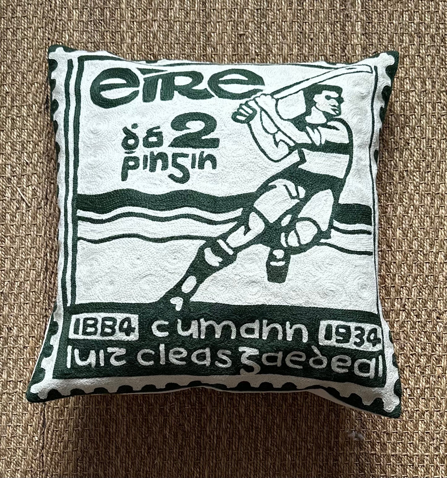 gaa commemorative stamp cushion