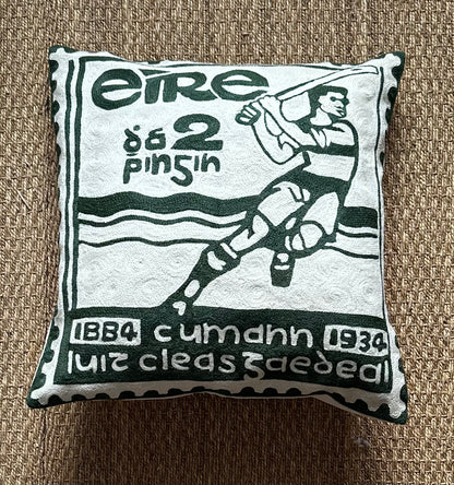 GAA commemorative stamp cushion