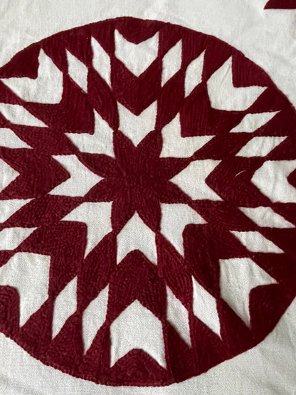 Hand-Embroidered Bedcover