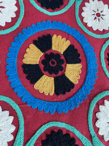 Large Hand embroidered Tote Bag