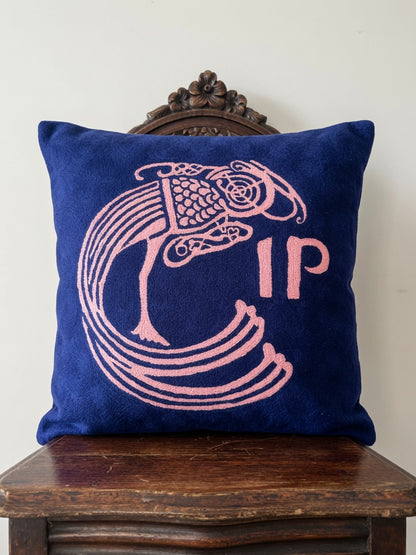Celtic Plume (Dark Blue/Pink)