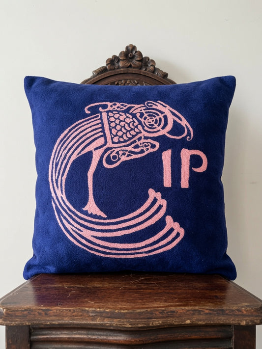 Celtic Plume (Dark Blue/Pink)