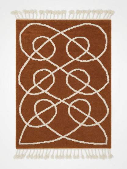 Lady Gregory Hand-Loomed Wool Rug – Ginger