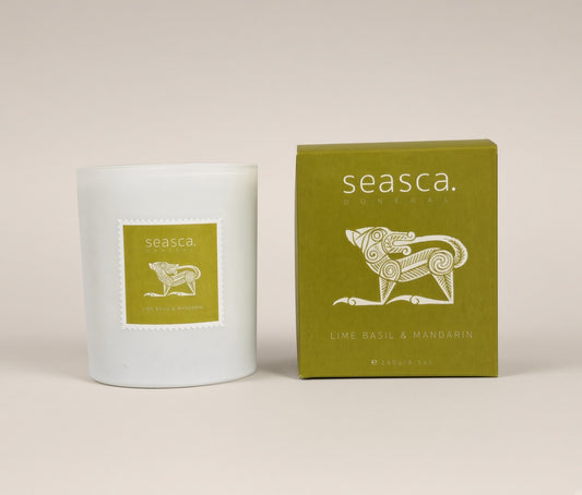 Celtic Dog Candle – Lime, Basil & Mandarin