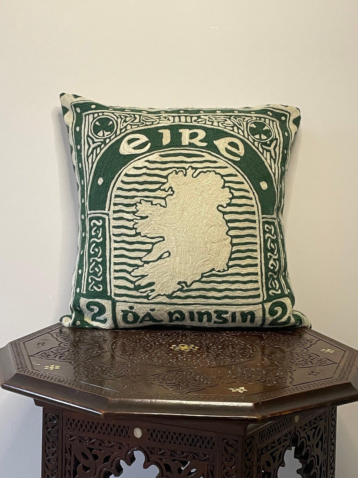 vintage style irish free state cushion cover